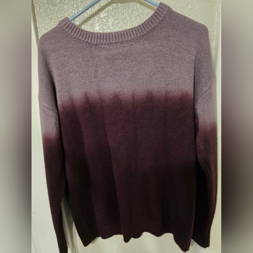 Simply Vera Ombre Purple Sweater